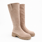 Kniehohe Chunky Stiefel