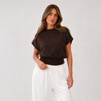 Ärmelloses Knit-Top