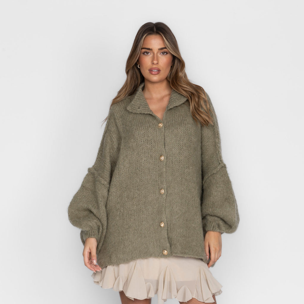 Ultra Softer Oversized Cardigan "CozyGlam"