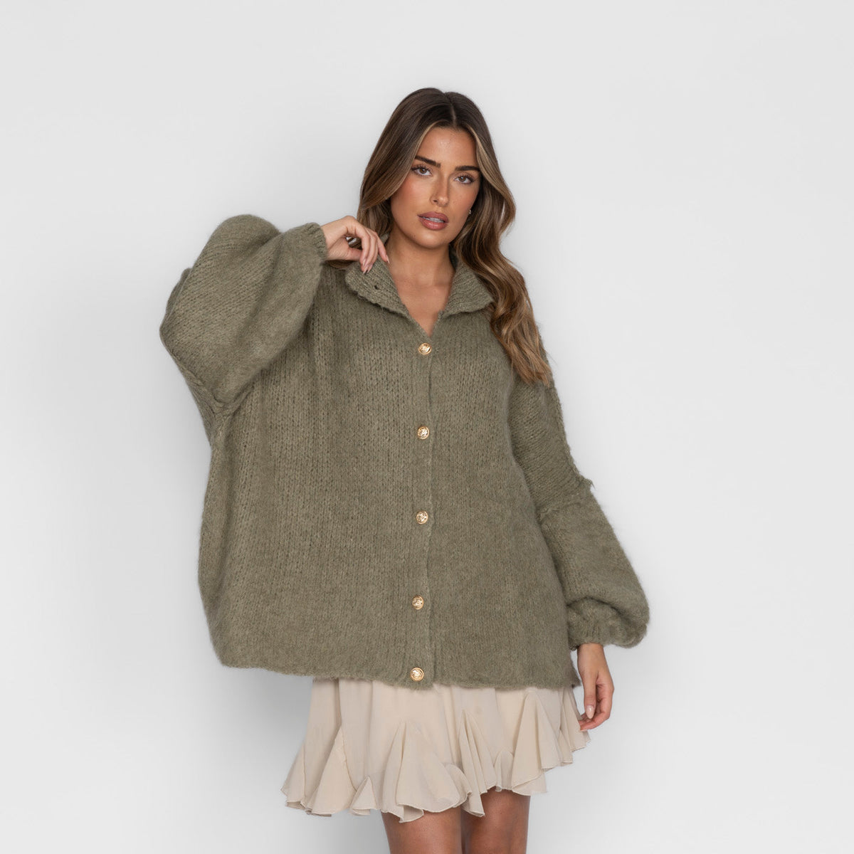 Ultra Softer Oversized Cardigan "CozyGlam"