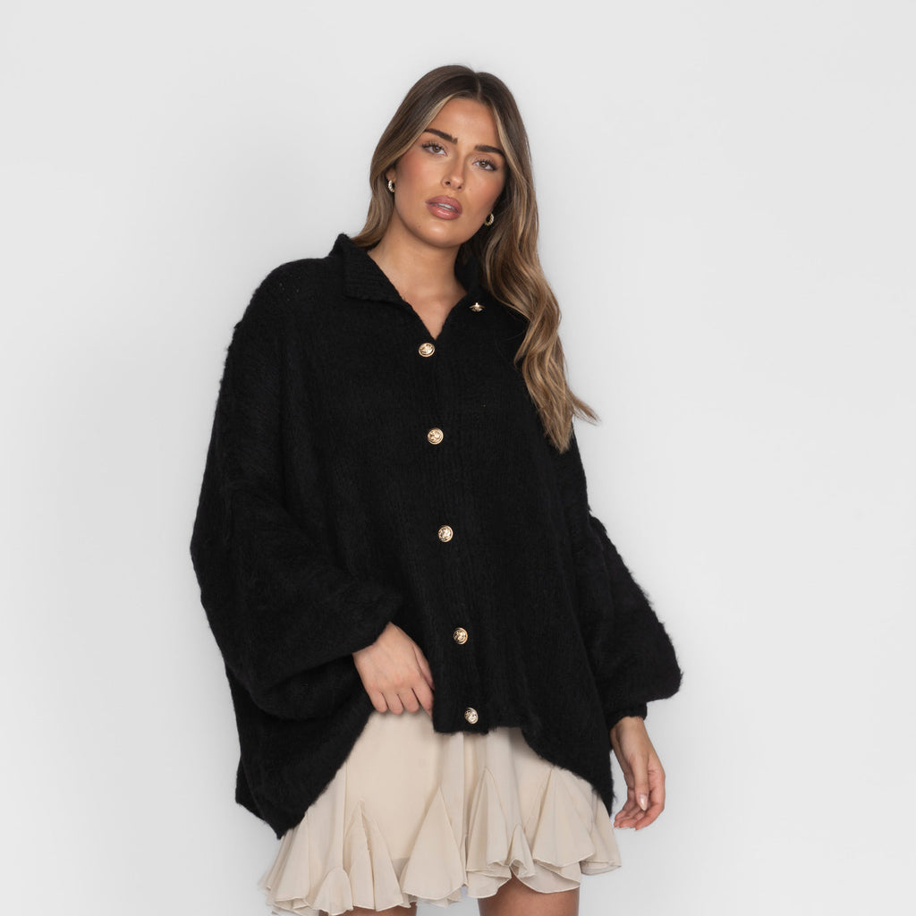 Ultra Softer Oversized Cardigan "CozyGlam"