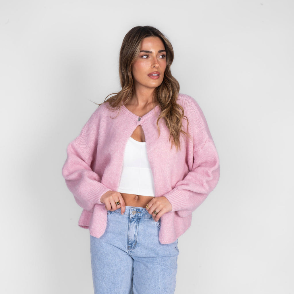 One Button Cardigan