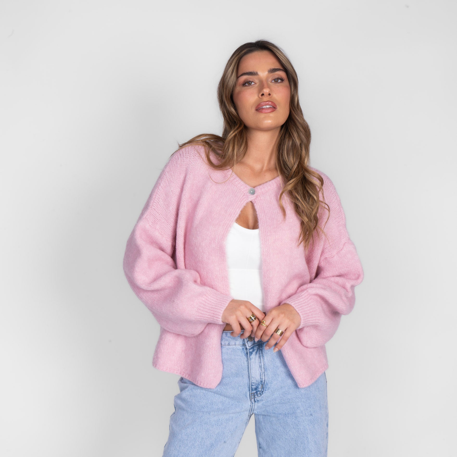 One Button Cardigan
