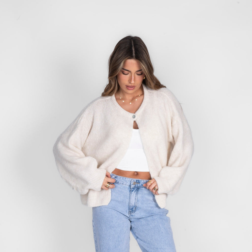 One Button Cardigan