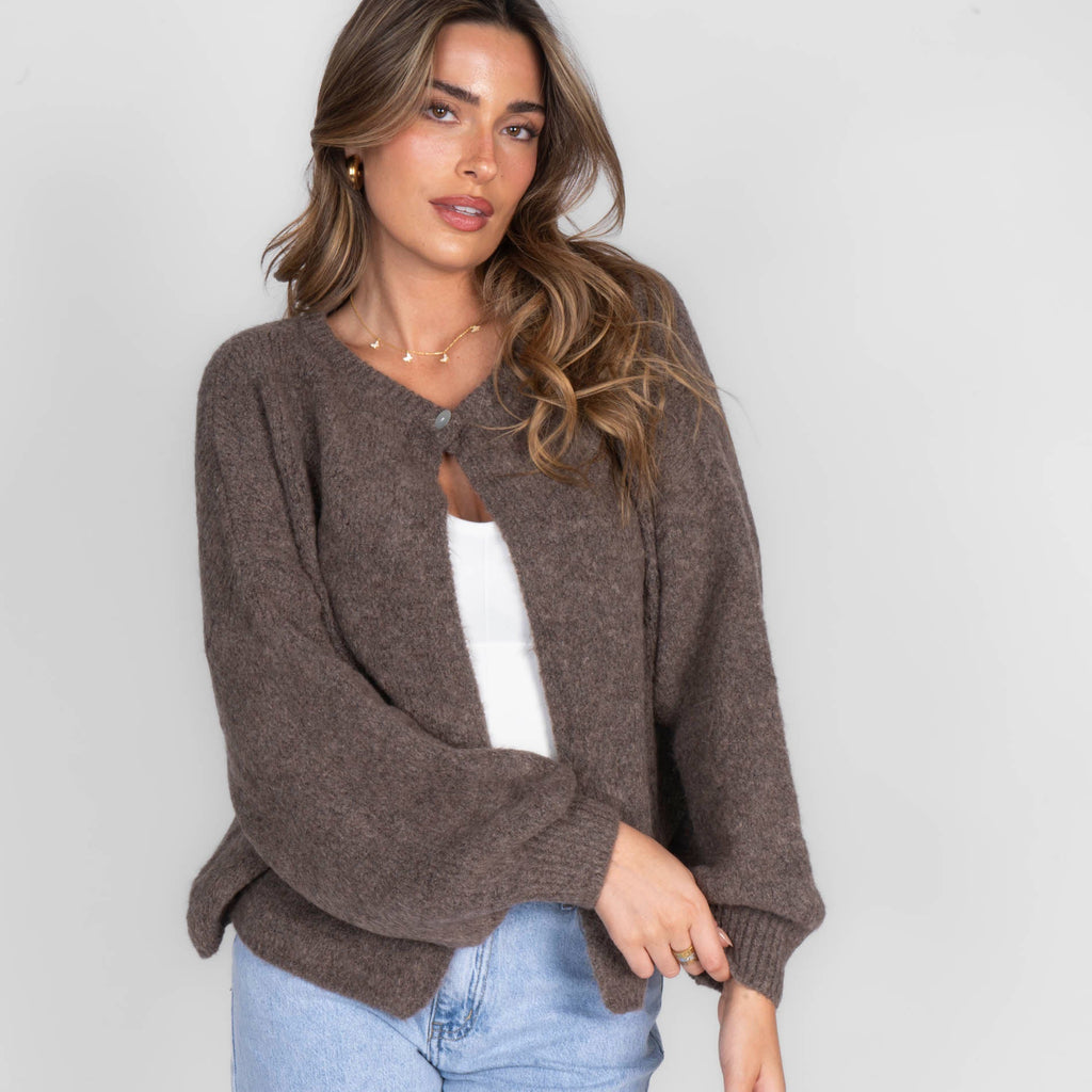 One Button Cardigan