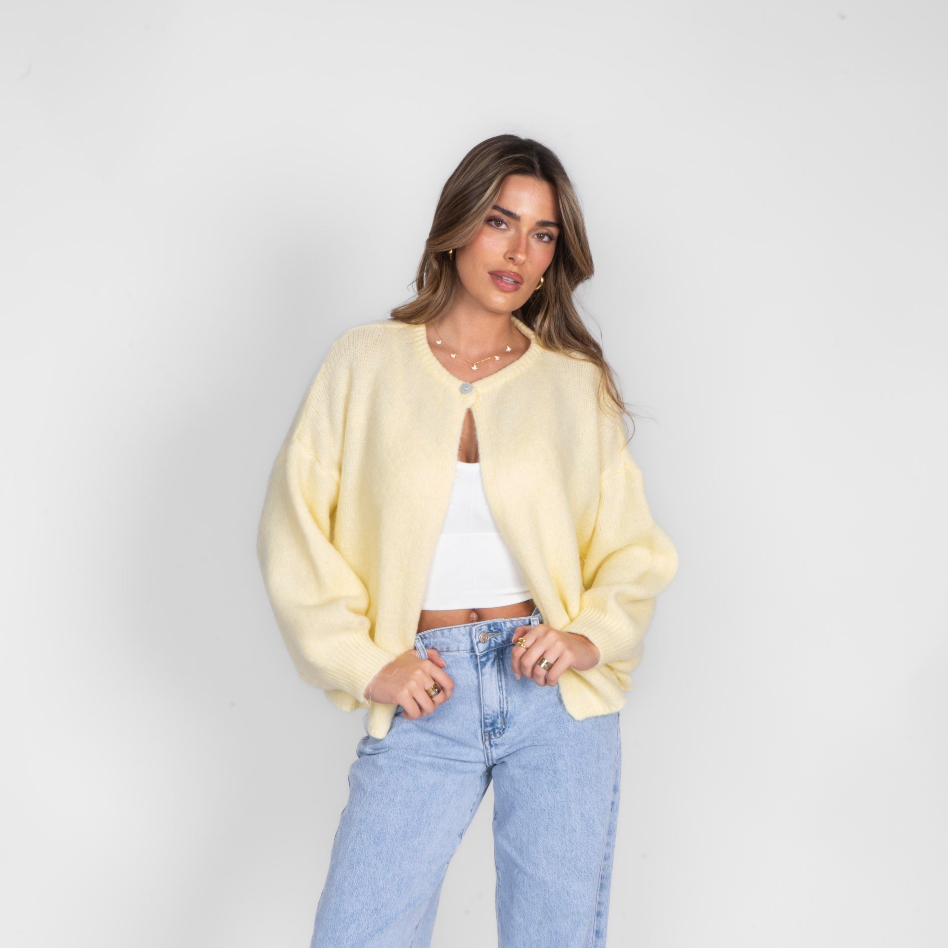 One Button Cardigan