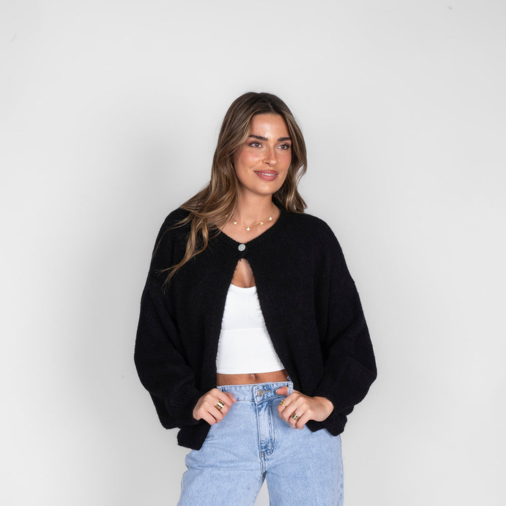 One Button Cardigan