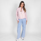 Striped Zip Cardigan