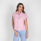 Oversized Zip Strickweste