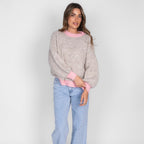 Soft Glow Stripe Pullover