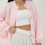 Oversized Cardigan Short "CozyGlam"
