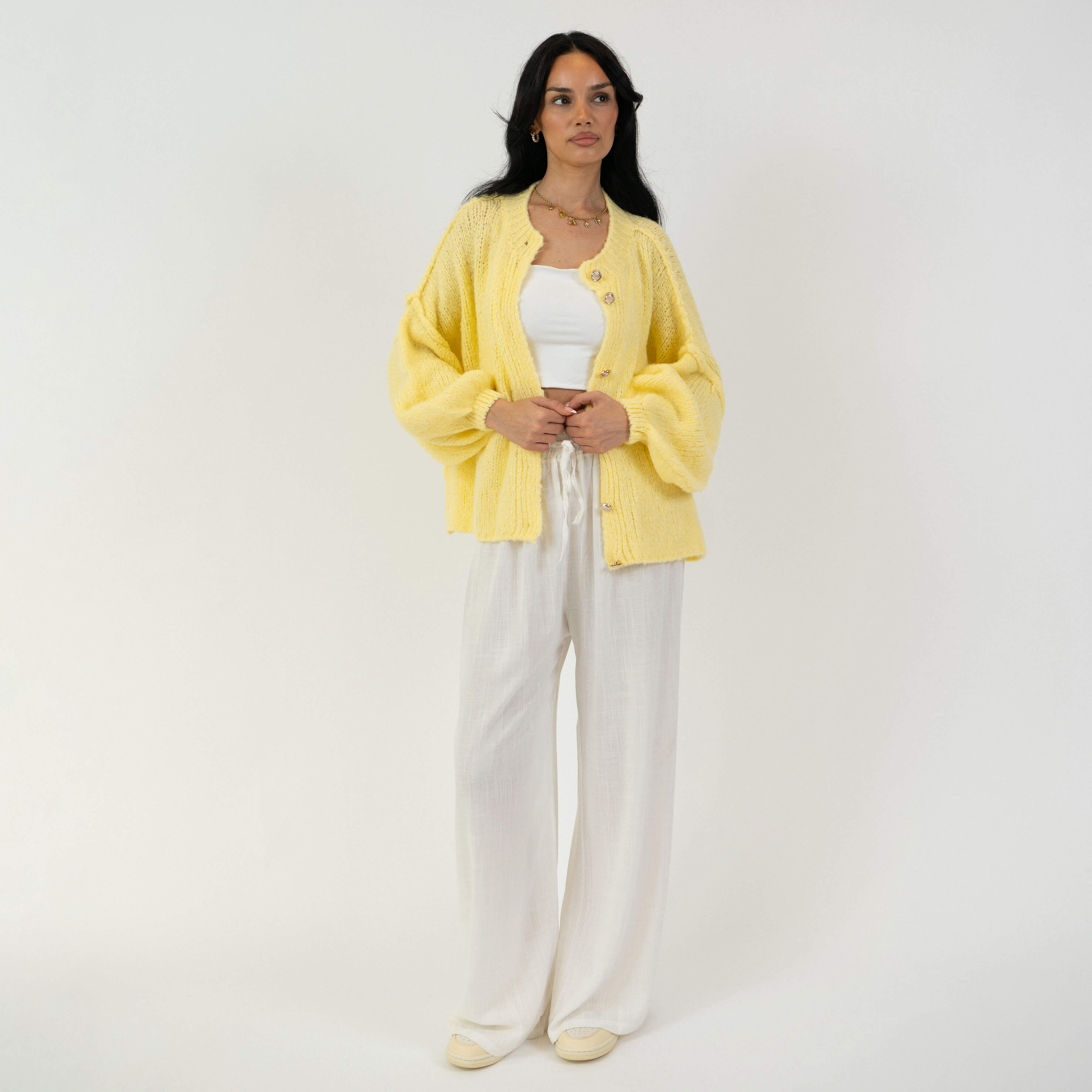 Oversized Cardigan Short "CozyGlam"