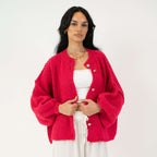 Oversized Cardigan Short "CozyGlam"