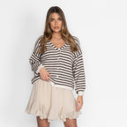 Stripe Cardigan