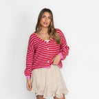 Stripe Cardigan