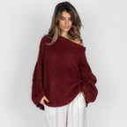 Ultra-Soft Off-Shoulder Knit