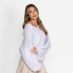 Casual Off-Shoulder Pullover