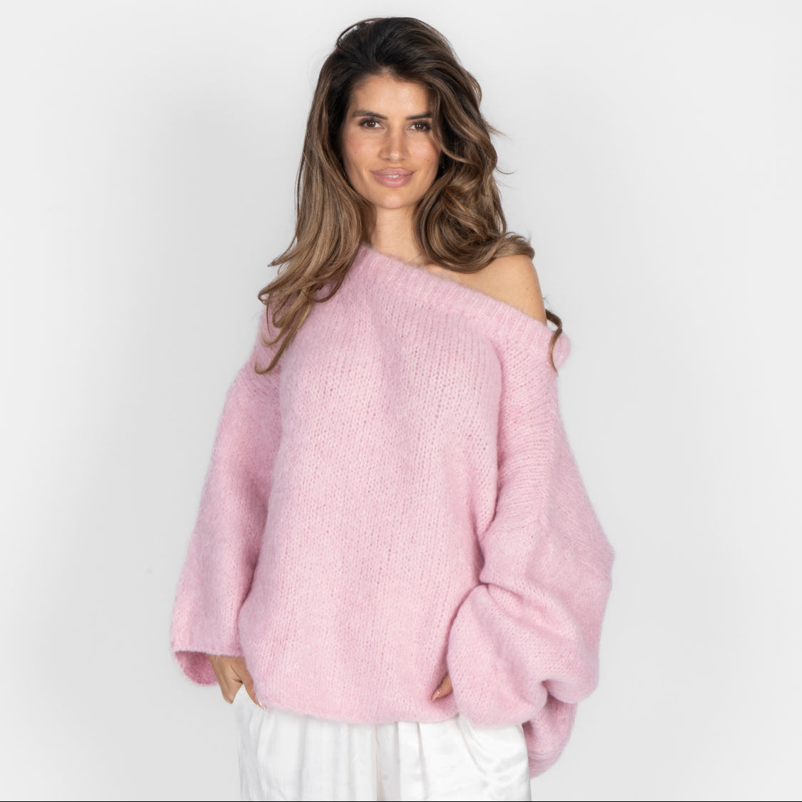 Ultra-Soft Off-Shoulder Knit