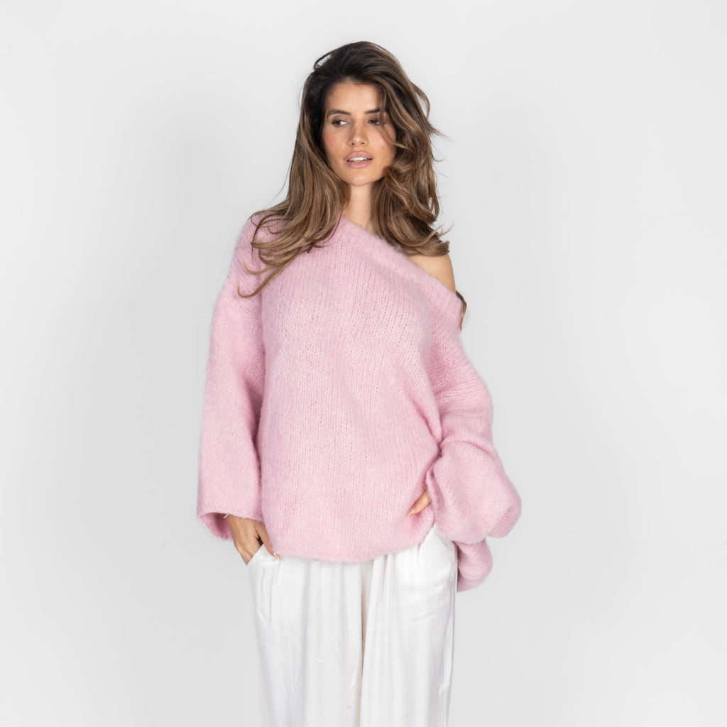 Ultra-Soft Off-Shoulder Knit