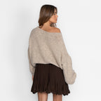 Casual Off-Shoulder Pullover