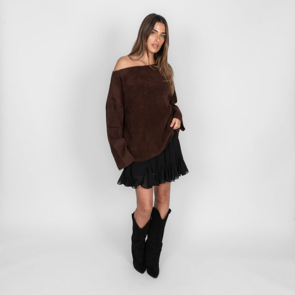 Ultra-Soft Everyday Off Shoulder Pullover