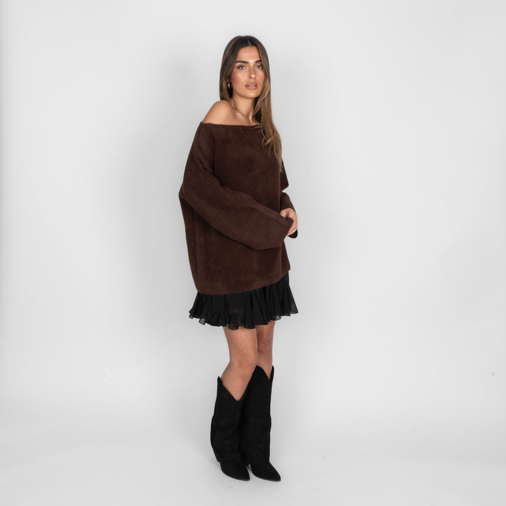 Ultra-Soft Everyday Off Shoulder Pullover