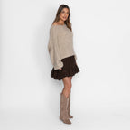 Casual Off-Shoulder Pullover