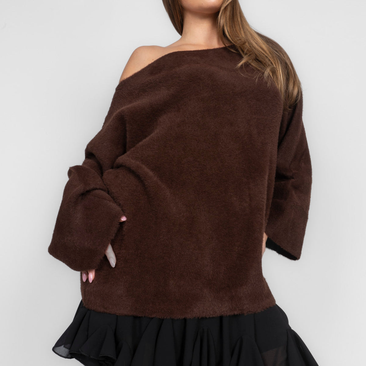 Ultra-Soft Everyday Off Shoulder Pullover