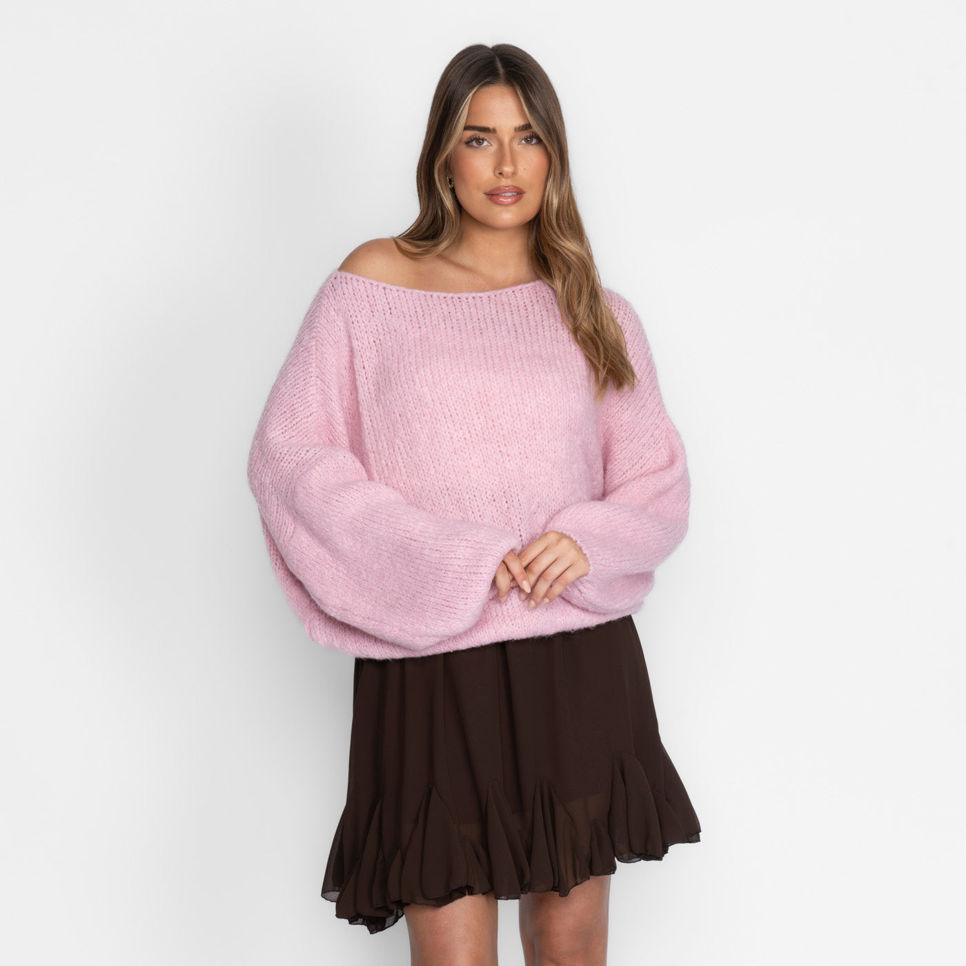 Casual Off-Shoulder Pullover