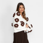 Handmade Flower Cardigan