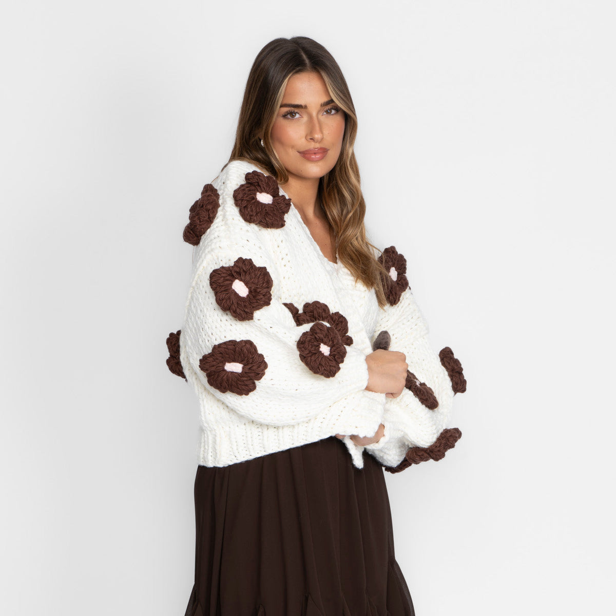 Handmade Flower Cardigan