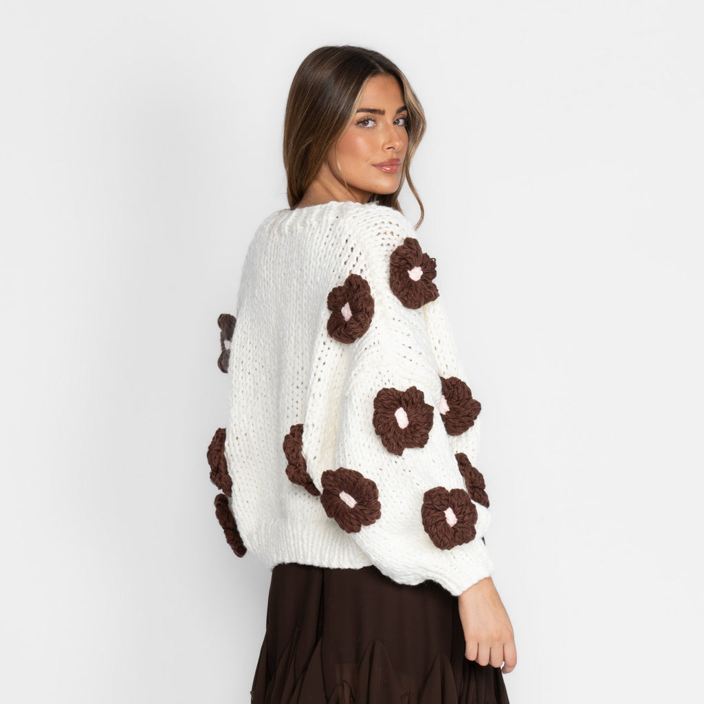 Handmade Flower Cardigan