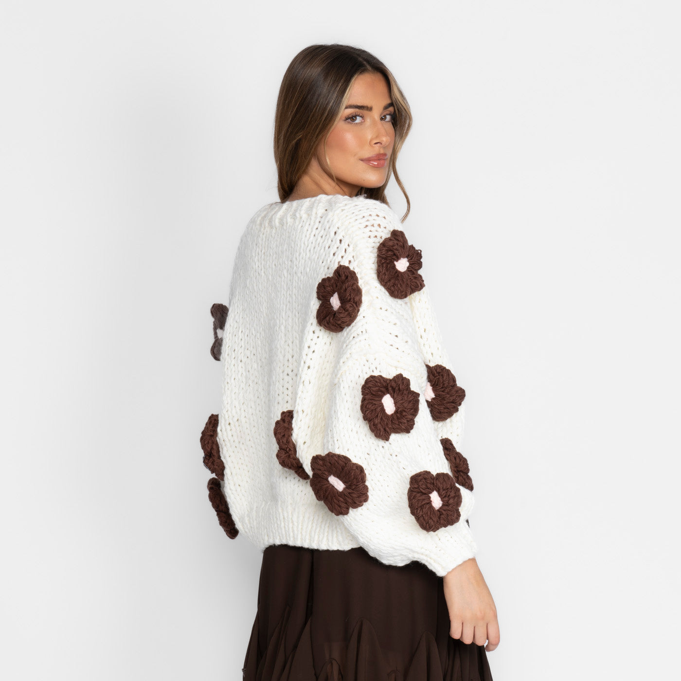 Handmade Flower Cardigan