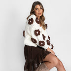 Handmade Flower Cardigan