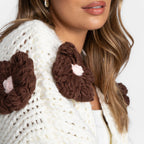 Handmade Flower Cardigan