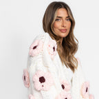 Handmade Flower Cardigan