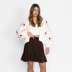 Handmade Flower Cardigan