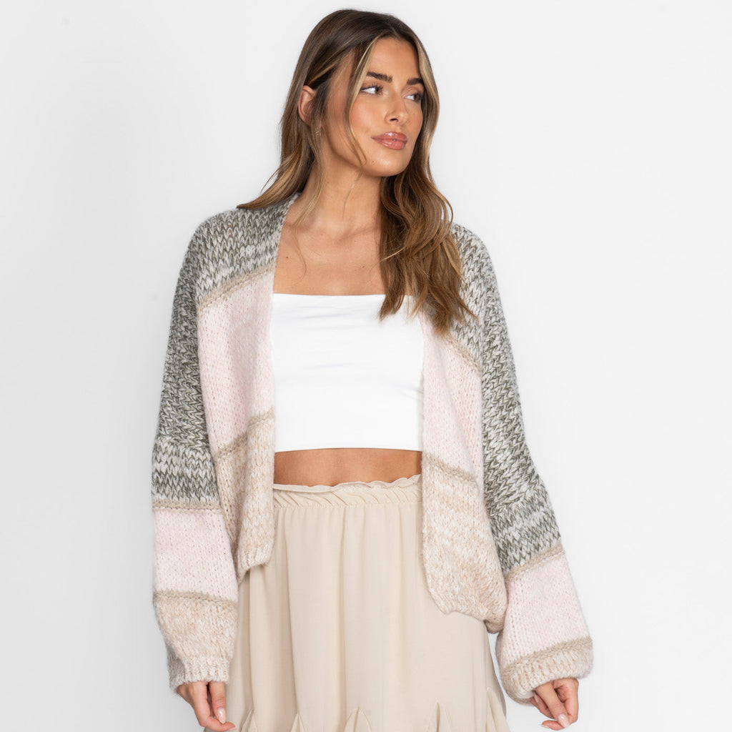 Nude Stripes Cardigan