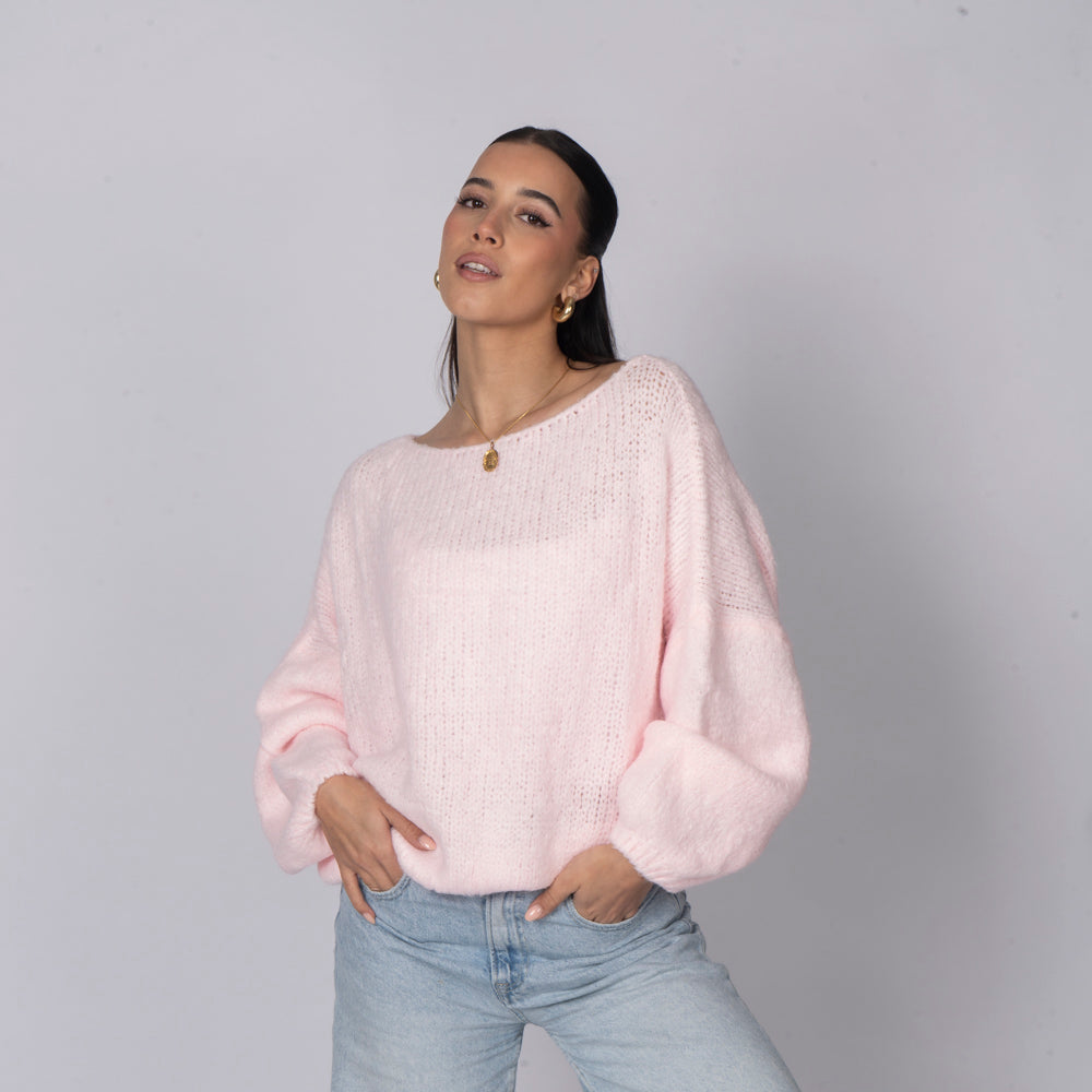 Casual Off-Shoulder Pullover