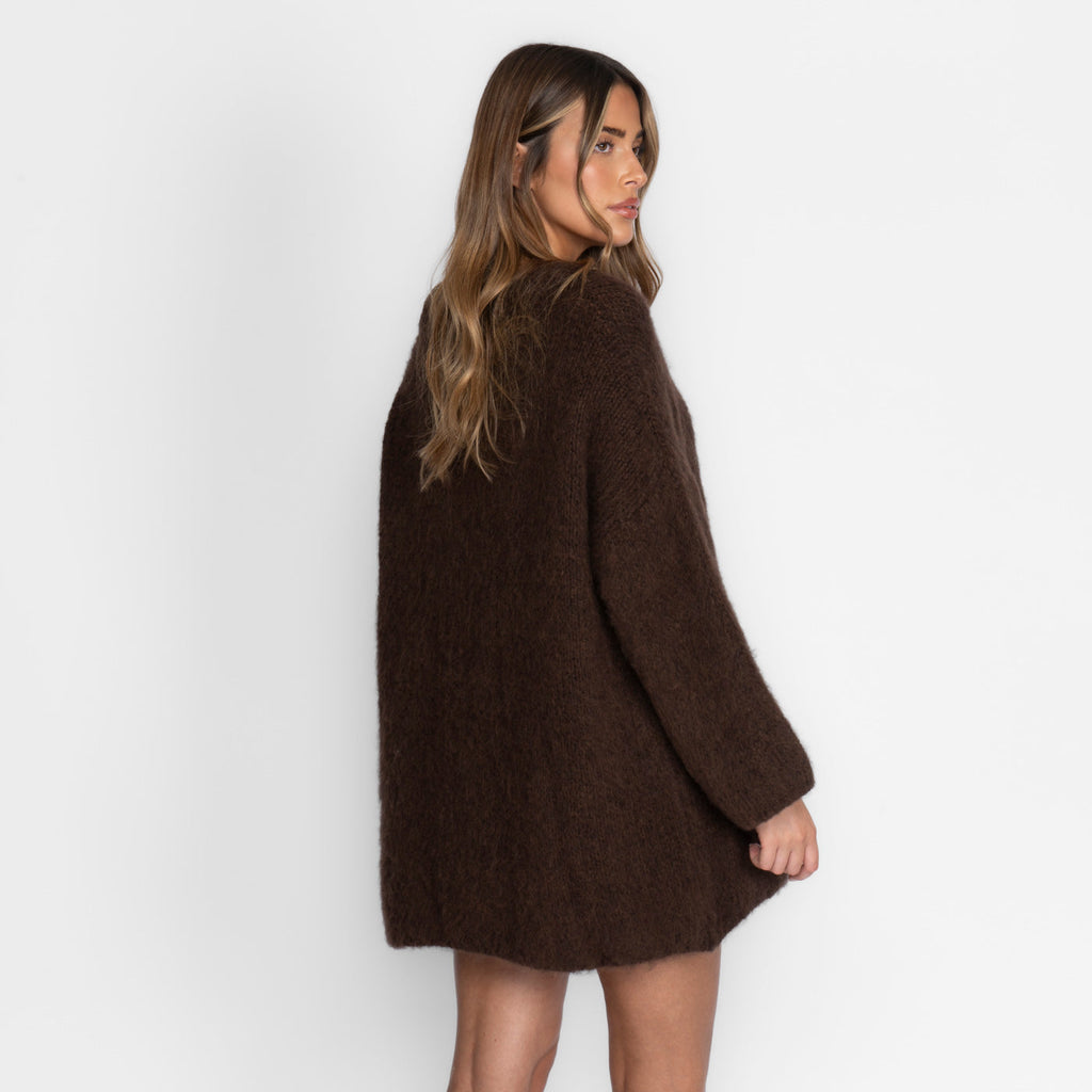 Ultra-Soft Off-Shoulder Pulloverkleid