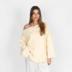 Ultra-Soft Everyday Off Shoulder Pullover