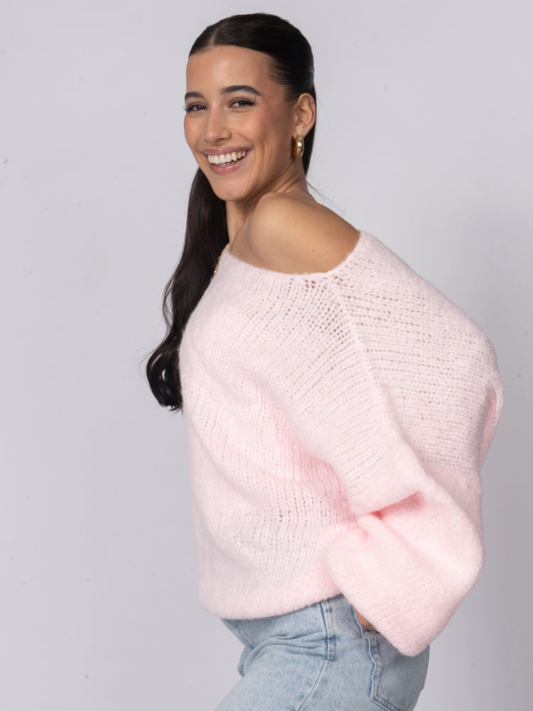 Casual Off-Shoulder Pullover