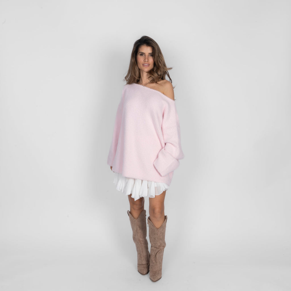 Ultra-Soft Everyday Off Shoulder Pullover