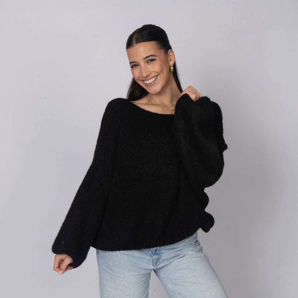 Casual Off-Shoulder Pullover