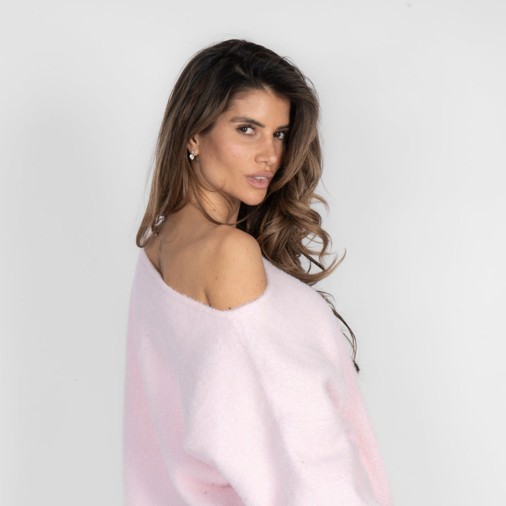 Ultra-Soft Everyday Off Shoulder Pullover