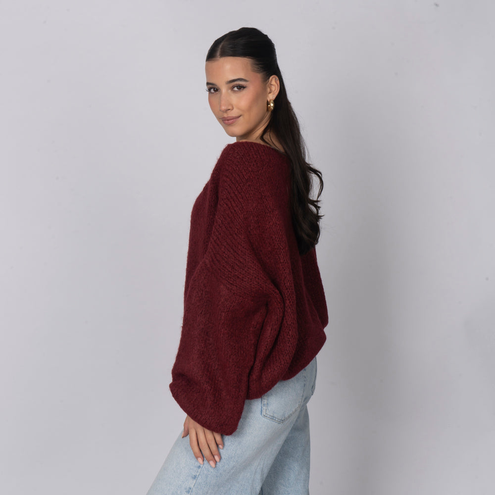 Casual Off-Shoulder Pullover