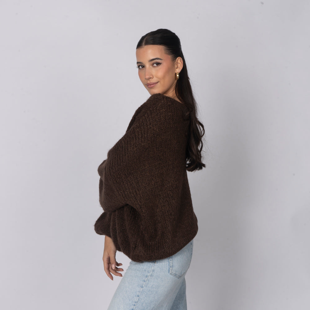 Casual Off-Shoulder Pullover