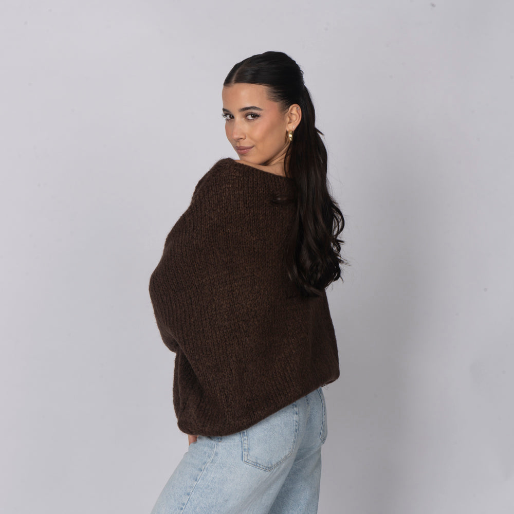 Casual Off-Shoulder Pullover