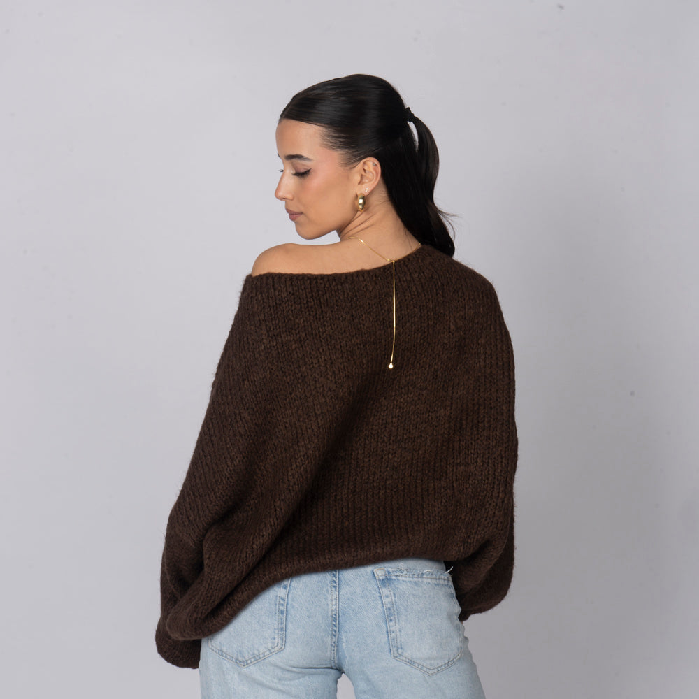 Casual Off-Shoulder Pullover