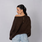 Casual Off-Shoulder Pullover